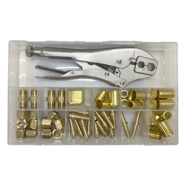 Blue Star CK-26 Welding Hose Repair Kit with B Size Fittings and Crimping Tool (BSCK26) - additional view 2