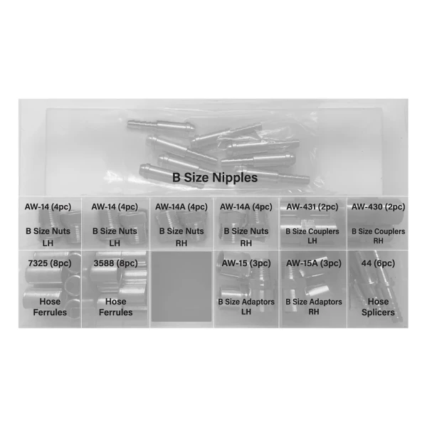 Blue Star CK-30 Inert Gas Hose Repair Kit with B Size Fittings (BSCK30) - additional view 4