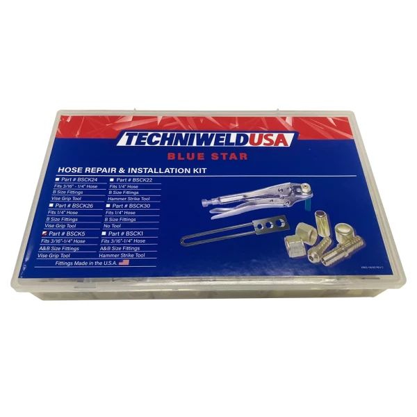 Blue Star CK-5 Welding Hose Repair Kit with A and B Size Fittings (BSCK5) - additional view 2