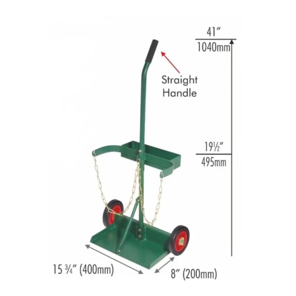 Blue Star Double Cylinder Gas Cart (BSCYT6SH) - additional view 1