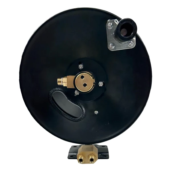 1/4 Twin Hose 100' Hand Crank Hose Reel With Unique Inlet Gas Terminal (BSTROJANHR) - additional view 4
