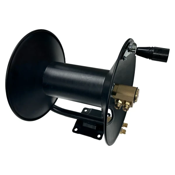 1/4 Twin Hose 100' Hand Crank Hose Reel With Unique Inlet Gas Terminal (BSTROJANHR) - additional view 6