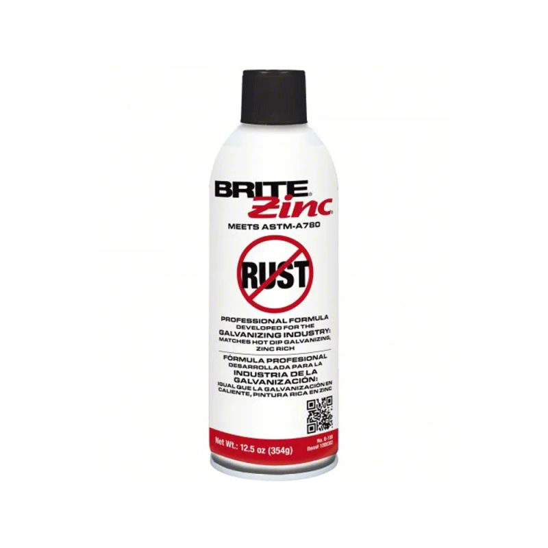 B-100 Brite Zinc Galvanizing Spray 12.5 Oz (CRCB100) - additional view 1