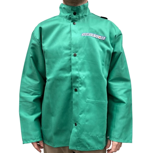 9OZ Green FR Welding Jacket (FR9JXL) - additional view 1