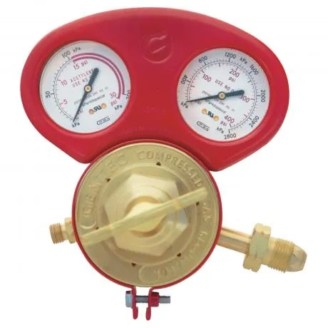 Genstar Single Stage Acetylene Regulator CGA-510 2-15 PSI (GEN152Y15) - additional view 1