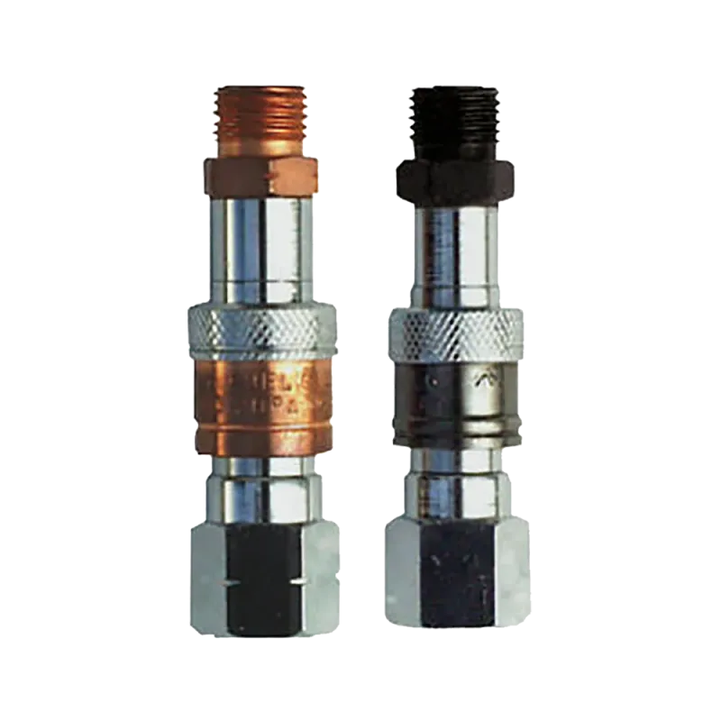 Gentec Quick Connectors with Built-In Check Valves - Regulator to Hose, Model Number QC-RHPRSP-PW
