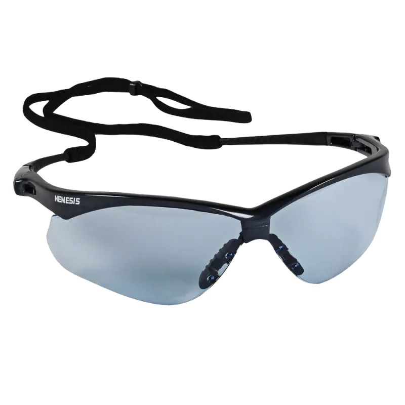Nemesis: Black Frame, Light Blue Lens (1 Week Lead Time)