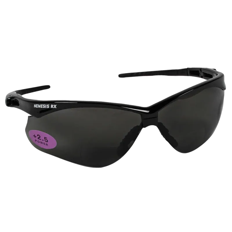 Nemesis RX Readers: Black Frame, Smoke Lens +1.50