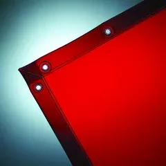 Wilson Orange See-Thru Welding Curtains help protect bystanders from your weld. They come ready to hang and are available in various colors to shield others from UV radiation and blue light. (1 Week Lead Time)