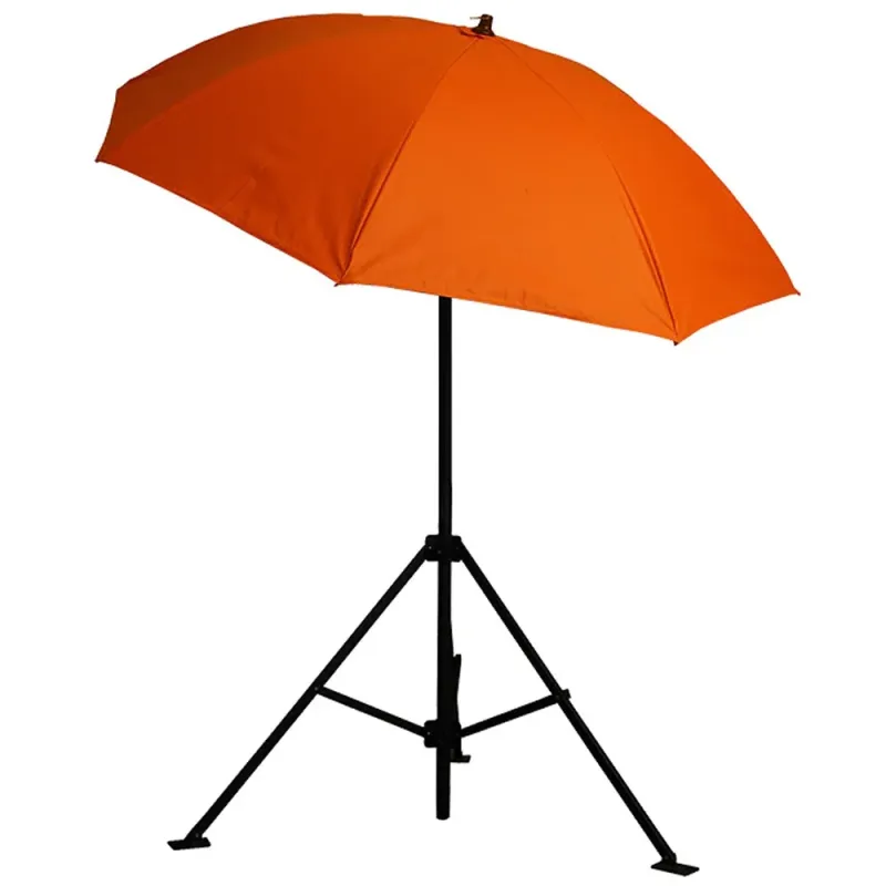 (DROPSHIP ONLY) UMBRELLA 7' ORANGE FLAME RESISTANT CANVAS W/7' ALUM TILT POLE NO CASE