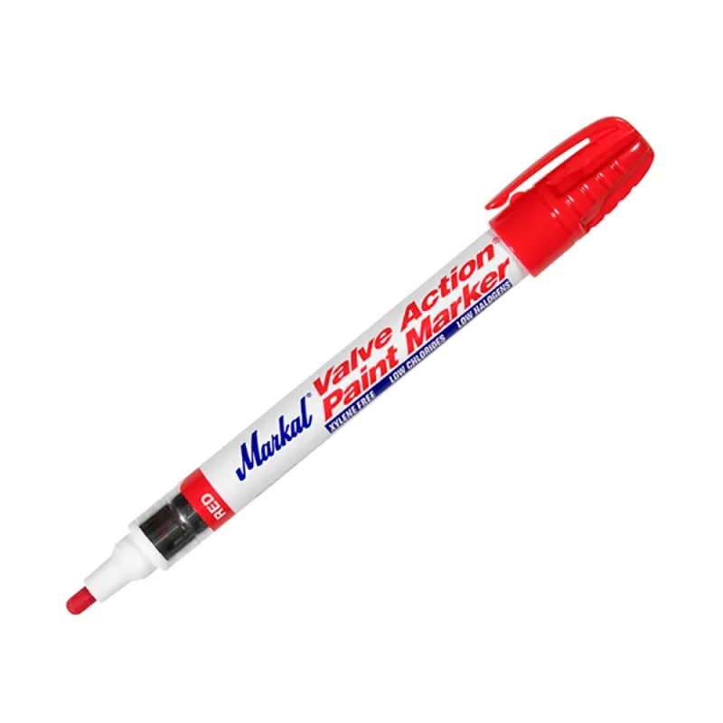 Markal Valve Action Red Paint Marker