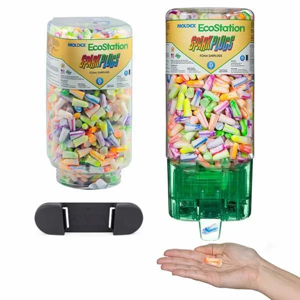 Moldex 6834 TouchFree EcoStation SparkPlugs Promo Pack