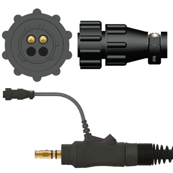 Long Reach 250A MIG Welding Gun 25FT – Miller Compatible (MSM20025) - additional view 1