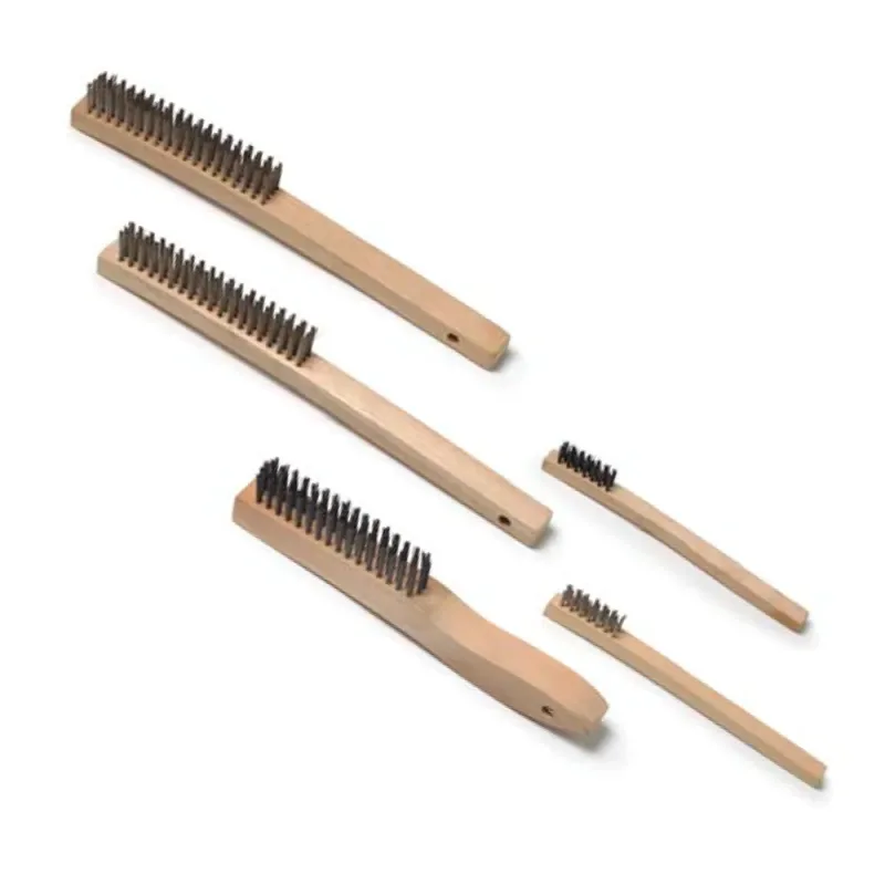 Random Products 4×16 Stainless Steel Shoe-Handle Brush