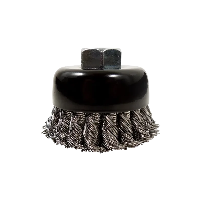 4x5/8-11 Knot Cup Brush Standard Twist .02" Steel Wire (formerly part # RAN82035) (RAN83077) - additional view 6