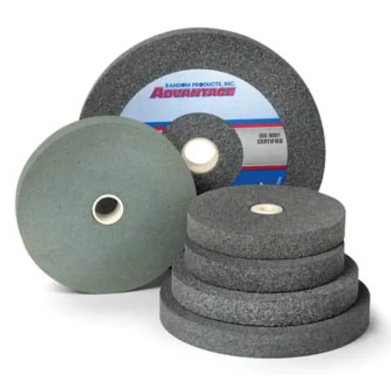 8 x 1 in Medium-Grit Bench Finishing Wheel