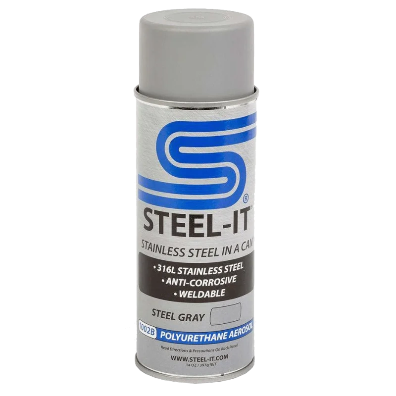 Steel-It 1002 Polyurethane Aerosol Steel Gray (SI-1002B) - additional view 1