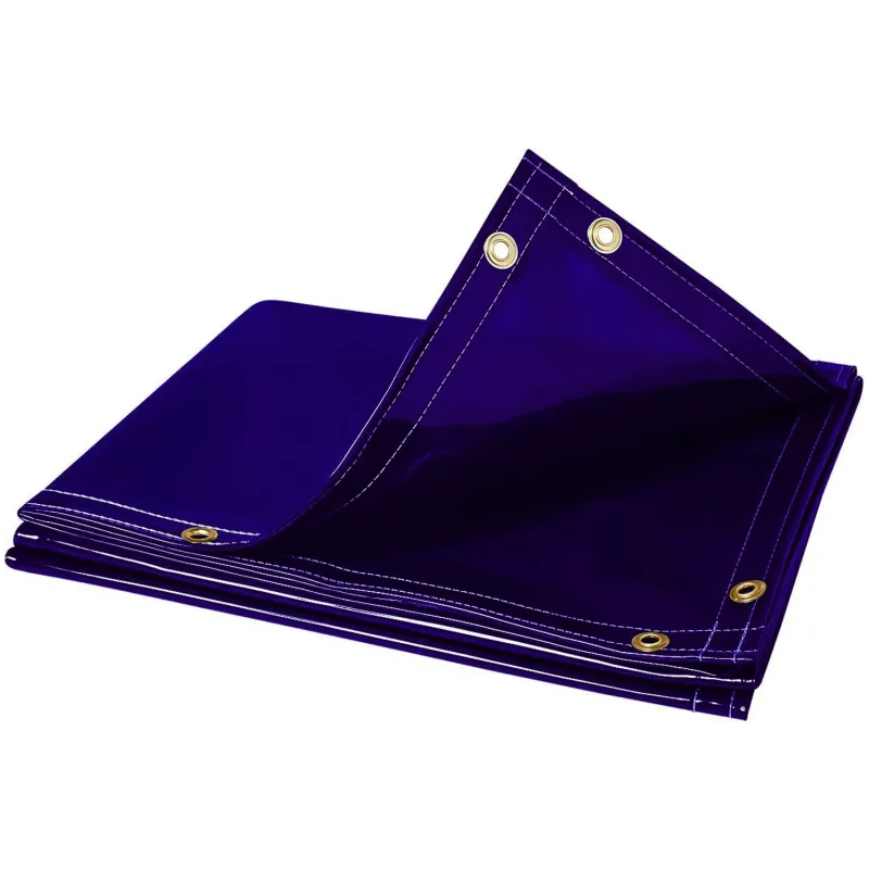 Techniweld Blue Welding Screen, 6 x 8 ft, 14 mil (TWWC6X8BLU) - additional view 1
