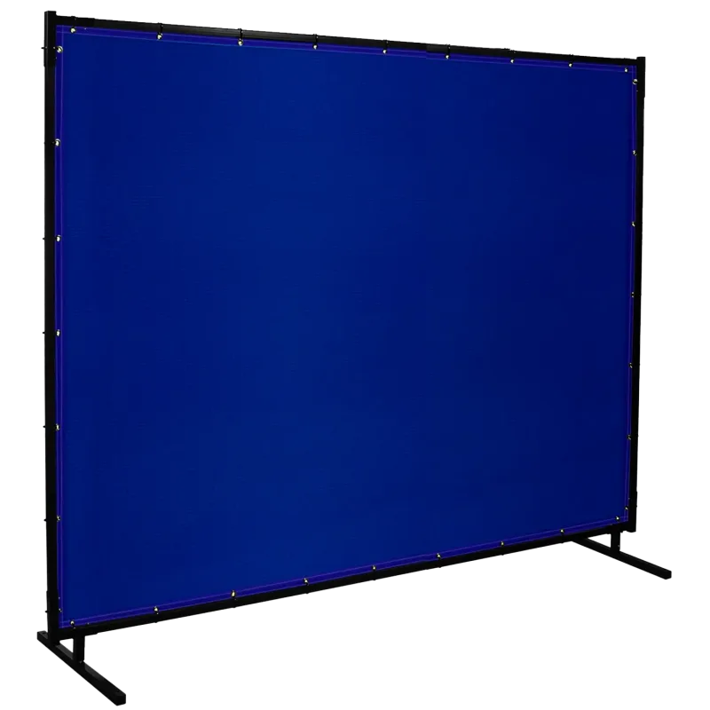 Techniweld Blue Welding Screen, 6 x 8 ft, 14 mil