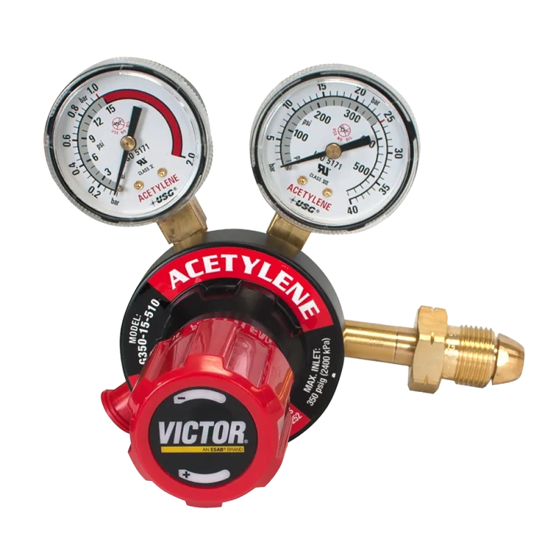Victor G350-15-510 Acetylene Gas Regulator Heavy Duty Welding Regulator (V07819420) - additional view 1