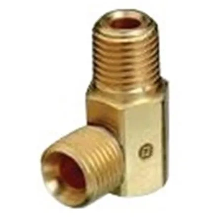 Brass Fuel Gas 90 Degree Hose Adapter Elbow (WES108) - additional view 1