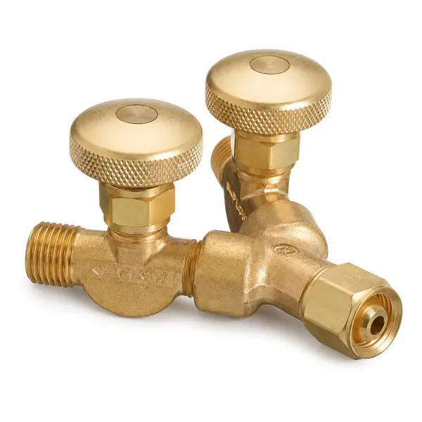 Western # 112 Acetylene Propane Fuel Gas "Y" Valved Connection