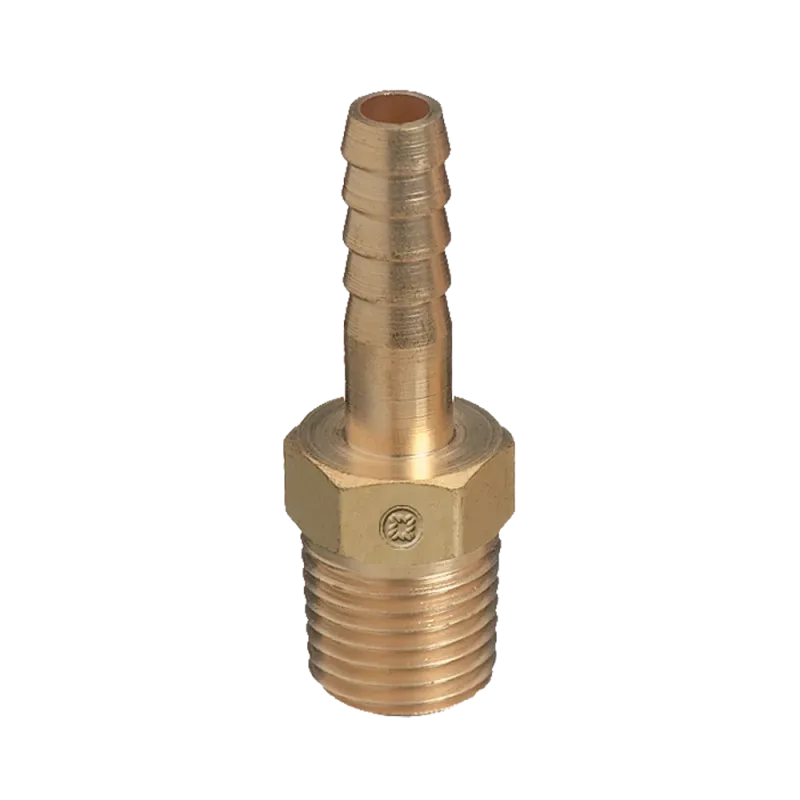 Western Enterprises 541 Brass Hose Adapter, 1/4" MNPT × 1/4" ID