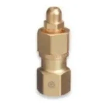 Western Enterprises 8 Standard Hose Nut CGA023 Brass Acetylene Fuel Gas Connection 9/16-18 LH (WES8) - additional view 27