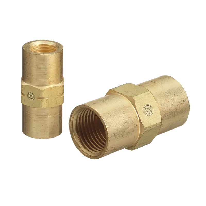 Brass Argon Inert Arc Hose Coupler CGA 033 to 1/4 Inch NPT (WESAW430) - additional view 1