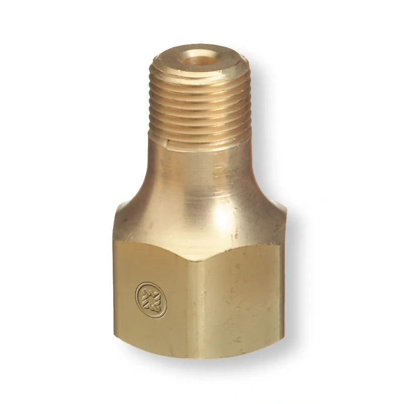 Brass CGA 510 Acetylene Gas Adapter 1/4 Inch NPT (WESB40) - additional view 1