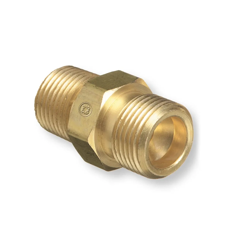 Brass CGA 540 Oxygen Gas Adapter 1/2 Inch NPT Male (WESB52) - additional view 1