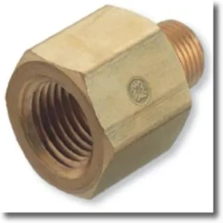 Western Enterprises WESBA86HP Pipe Thread Bushing - 1/2" Female x 3/8" Male NPT, 3000 PSI Brass - additional view 1
