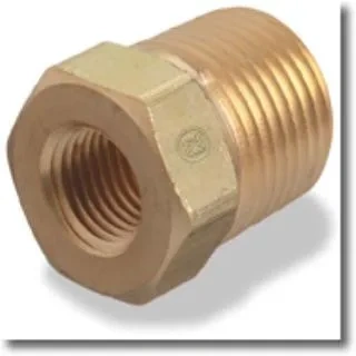Brass NPT Bushing Adapter 1/4 Inch Female x 3/4 Inch Male (WESBB412HP) - additional view 1