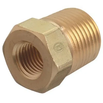 Western Enterprises WESBB48HP Pipe Thread Adapter - 1/4" Female x 1/2" Male NPT, 3000 PSI Brass - additional view 1