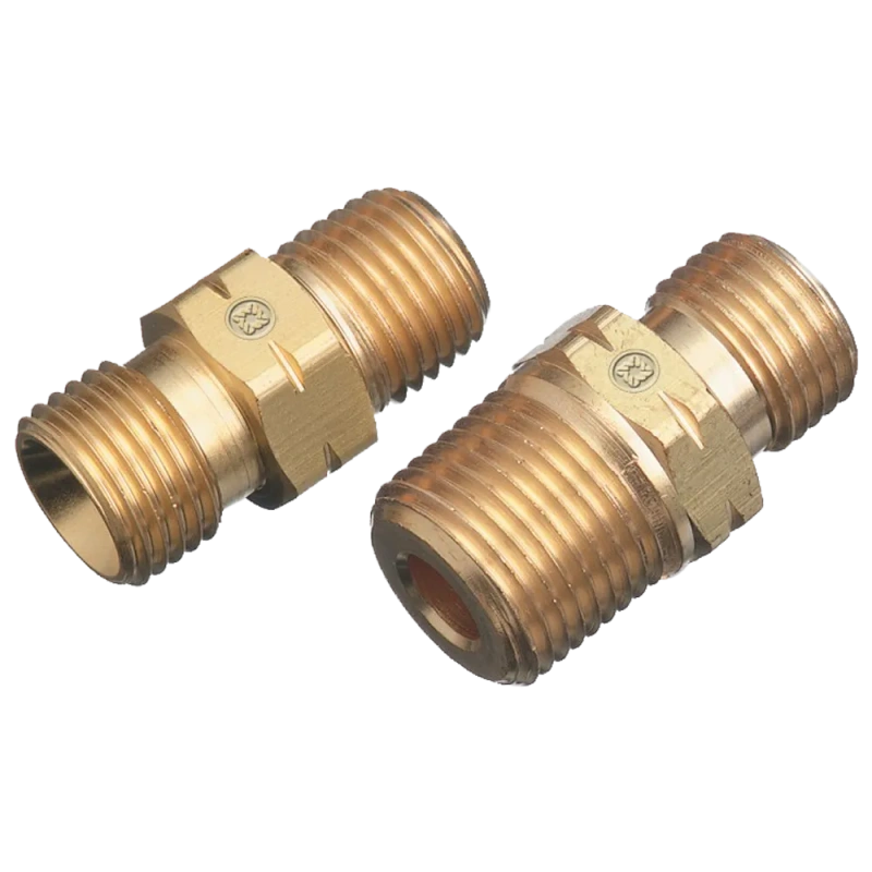 Western Enterprises WESC35 Straight Regulator Outlet Bushing - Fuel Gas, 1/4" Male/Male, Size C, LH Thread - additional view 1