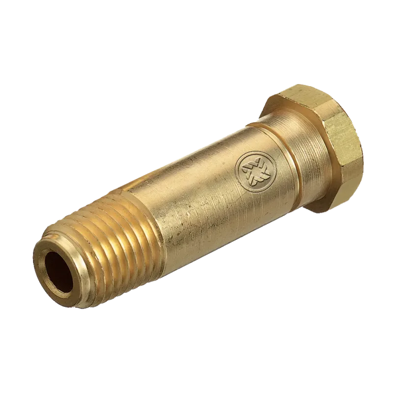 Western # CO-4 Brass Regulator Nipple