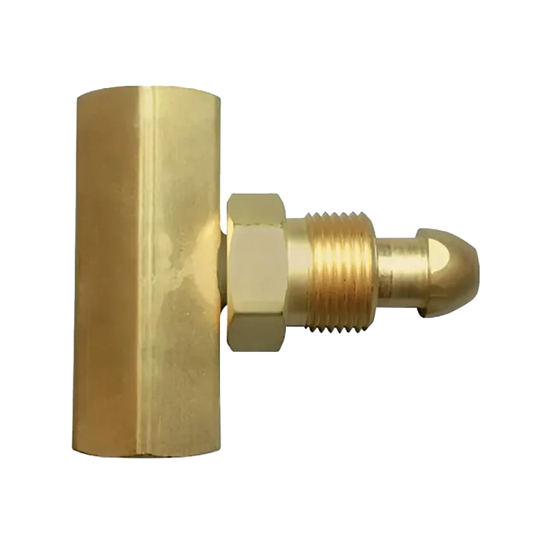 Western Enterprises Manifold Coupler Tee; Connection: CGA540, RH Female; Construction: Brass; Pressure Rating: 3000 psig; Gas Service: Oxygen